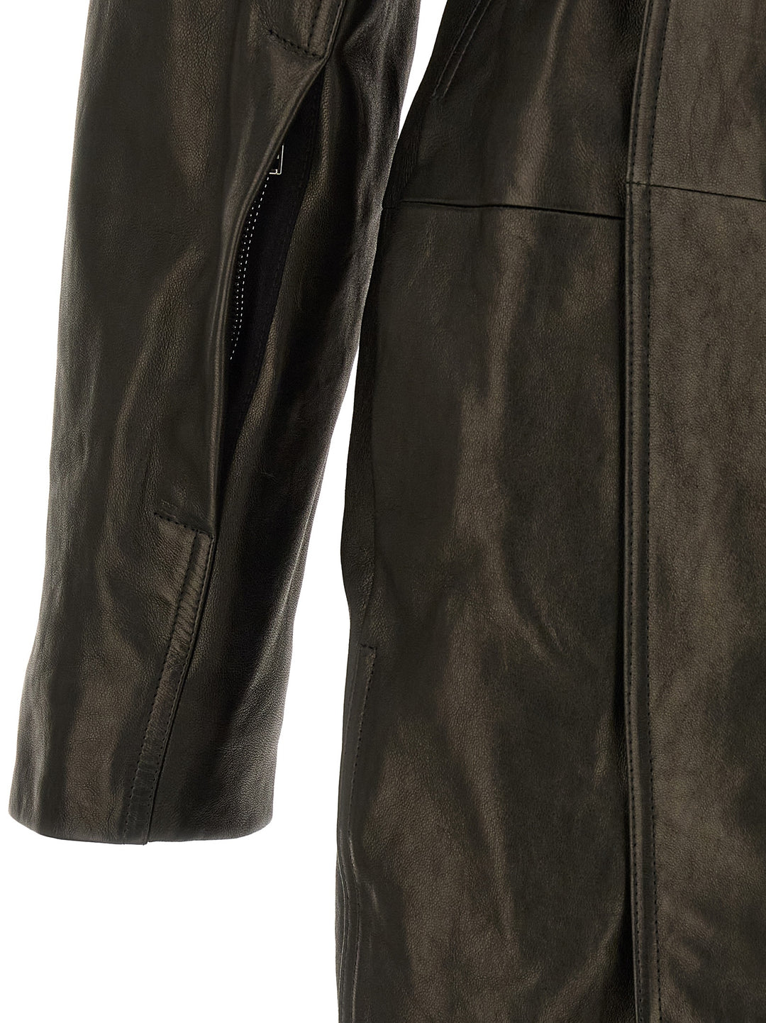 Rick Owens Dracucollar Belted Trench e Impermeabili - Nero | 5dcbf375aac090342586f0478679721ea24381e7