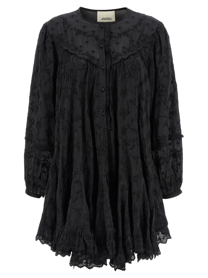Isabel Marant Zame Abiti - Nero | 03f77ee200cd466f16d6bcbb685c26772d62a460