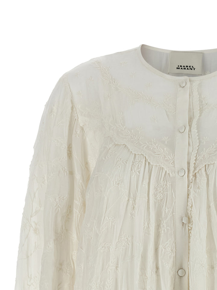 Isabel Marant Zame Abiti - Bianco | 11a77feb7f77a78acc893f1451f9a7b8fd10bb5f