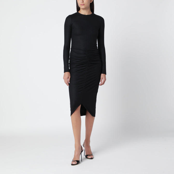 Isabel Marant ÉToile Dylin Schwarzes Jersey-Kleid