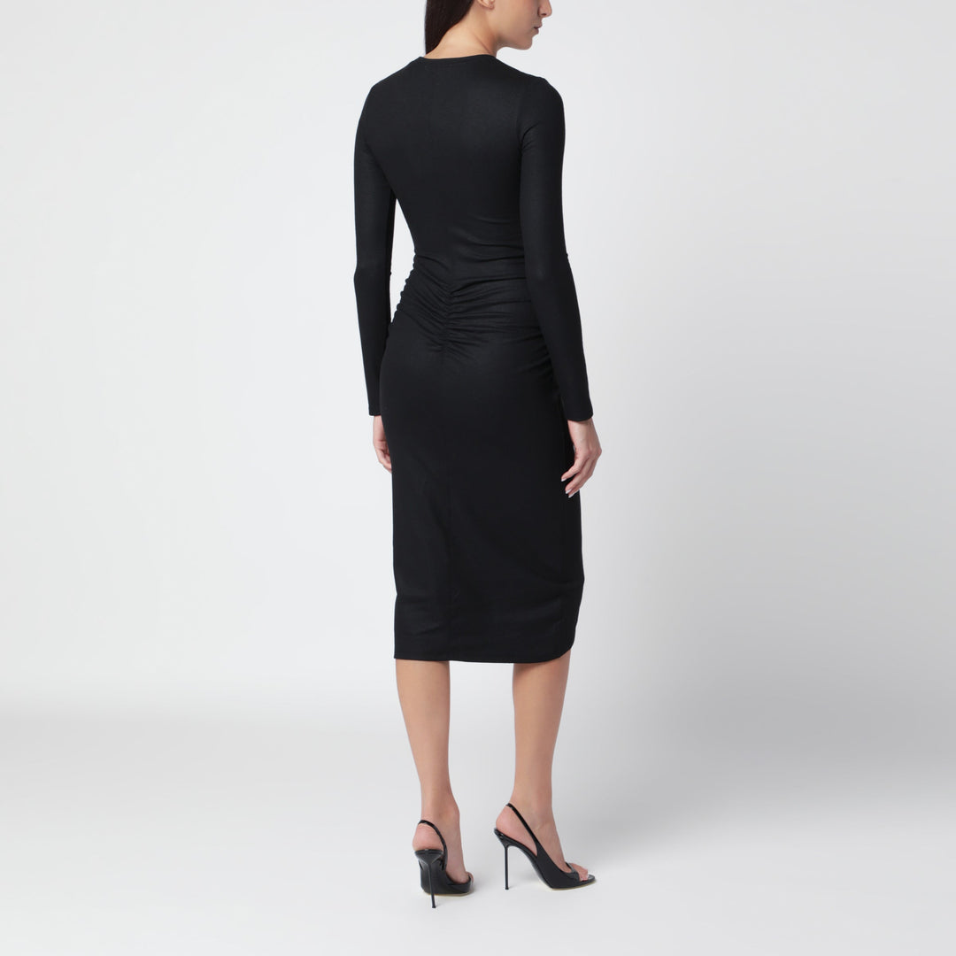 Isabel Marant ÉToile Dylin Schwarzes Jersey-Kleid