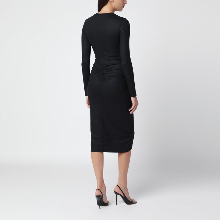 Isabel Marant ÉToile Dylin Schwarzes Jersey-Kleid