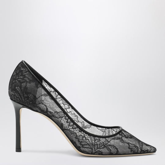 Romy 85 Pumps In Lace With Logo