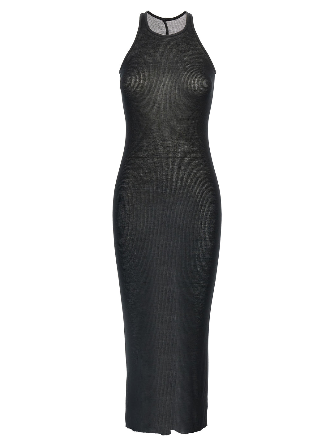 Rick Owens Ribbed Dress Abiti - Nero | 2b6d4de46c86714fab257ef9eae3401197686050