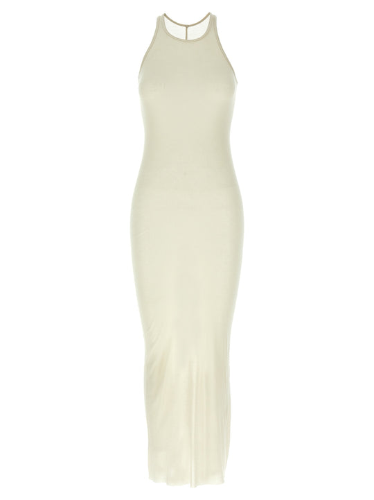 Ribbed Dress Abiti Beige