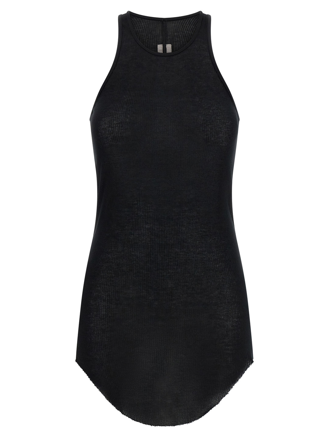 Rick Owens Basic Rib Top - Nero | dba37aac19661d157cb94d48913a6aceefda38b1