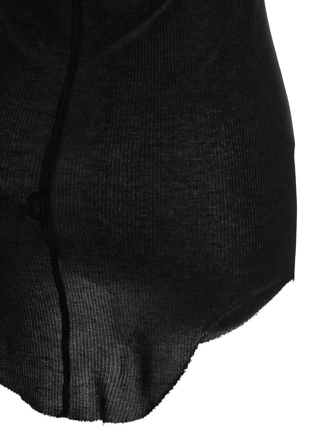 Rick Owens Basic Rib Top - Nero | e6a59db9b878550bab24931d14001ab4e6fe6d00