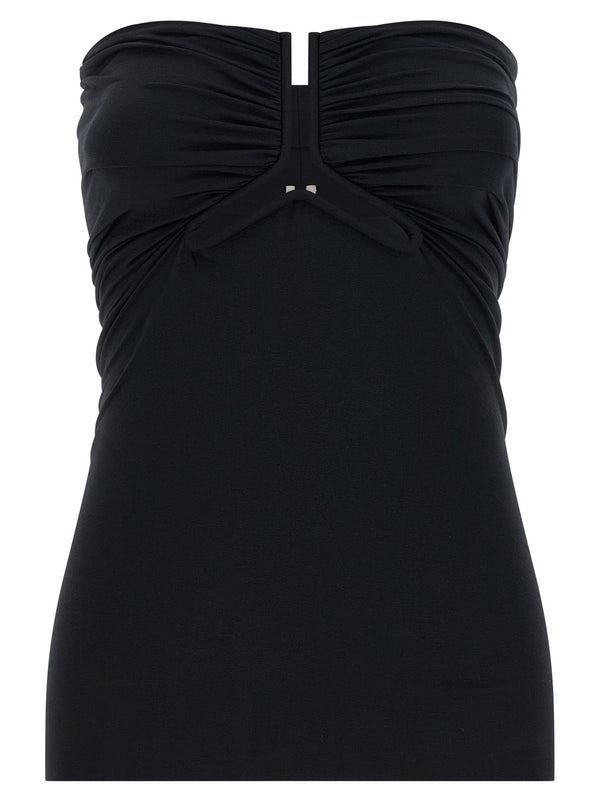 Alannah Prong Bustier Top Nero