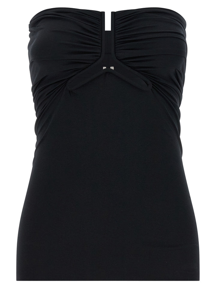 Rick Owens Alannah Prong Bustier Top - Nero | d52fe9465ab27c682edaa57111b7f4595c3d6a36