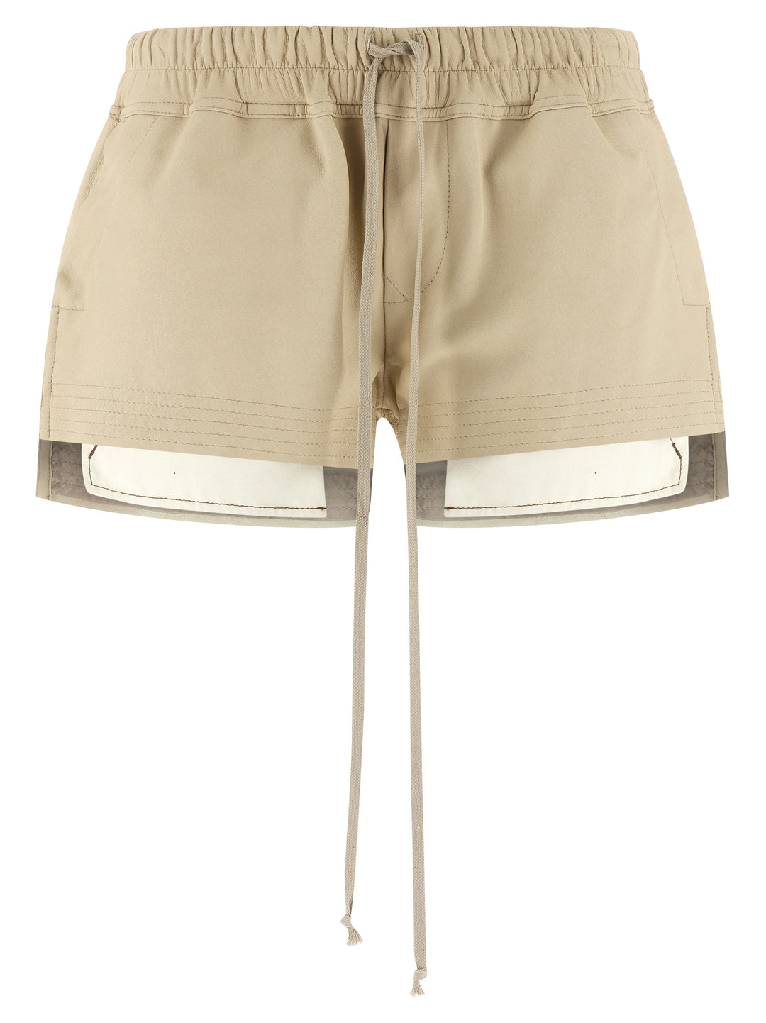 Rick Owens Fog Boxers Bermuda e Short - Beige | 3c0b9067a737dd20bb816cee313e20d624c11b82