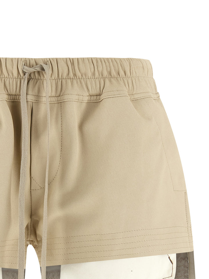 Rick Owens Fog Boxers Bermuda e Short - Beige | ddd2024949a5a27e19783a1b6502dde6dc760012