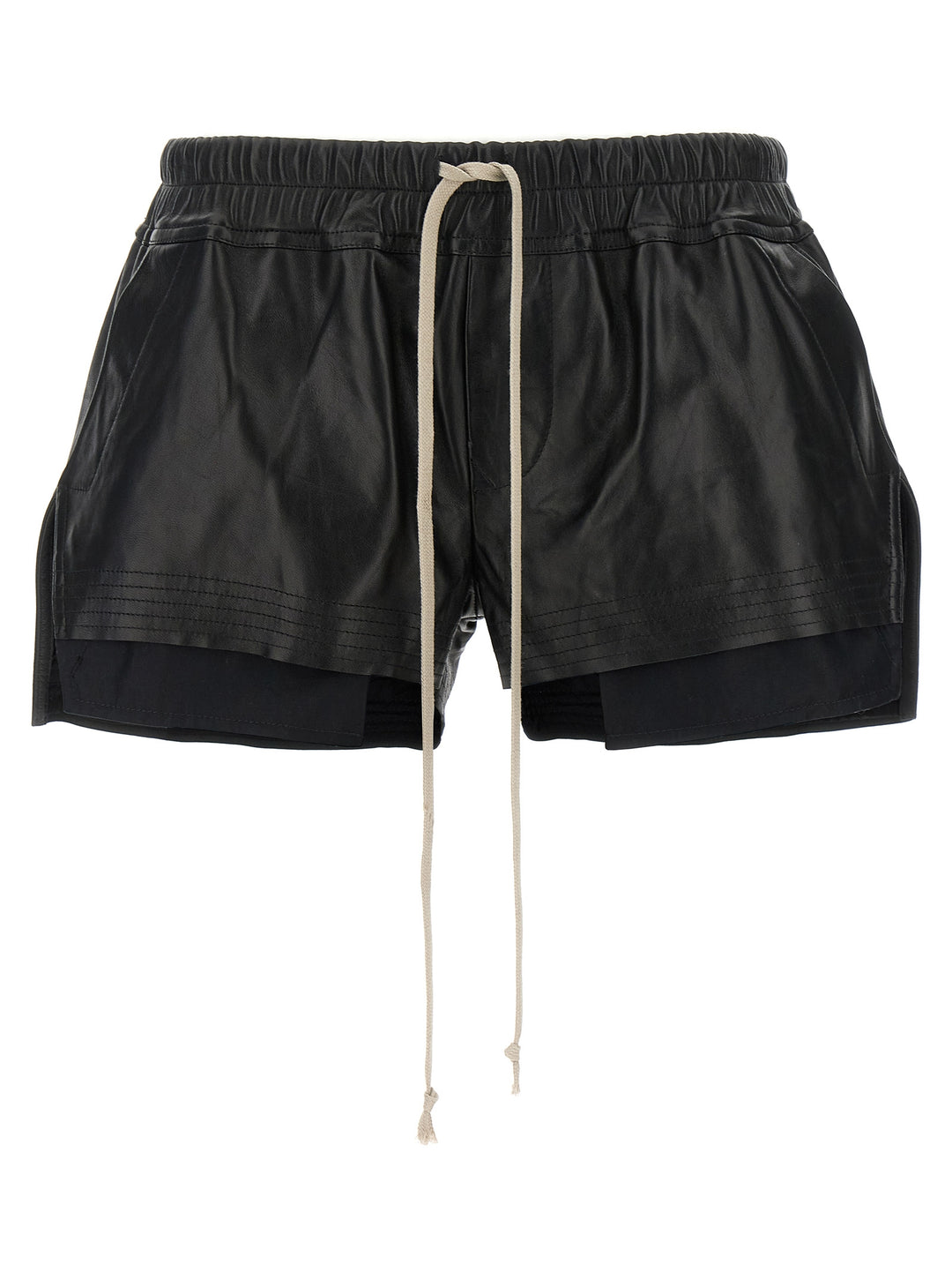Rick Owens Fog Boxers Bermuda e Short - Nero | 75cd34b55a3fab62a846de1430f635e8a1085435