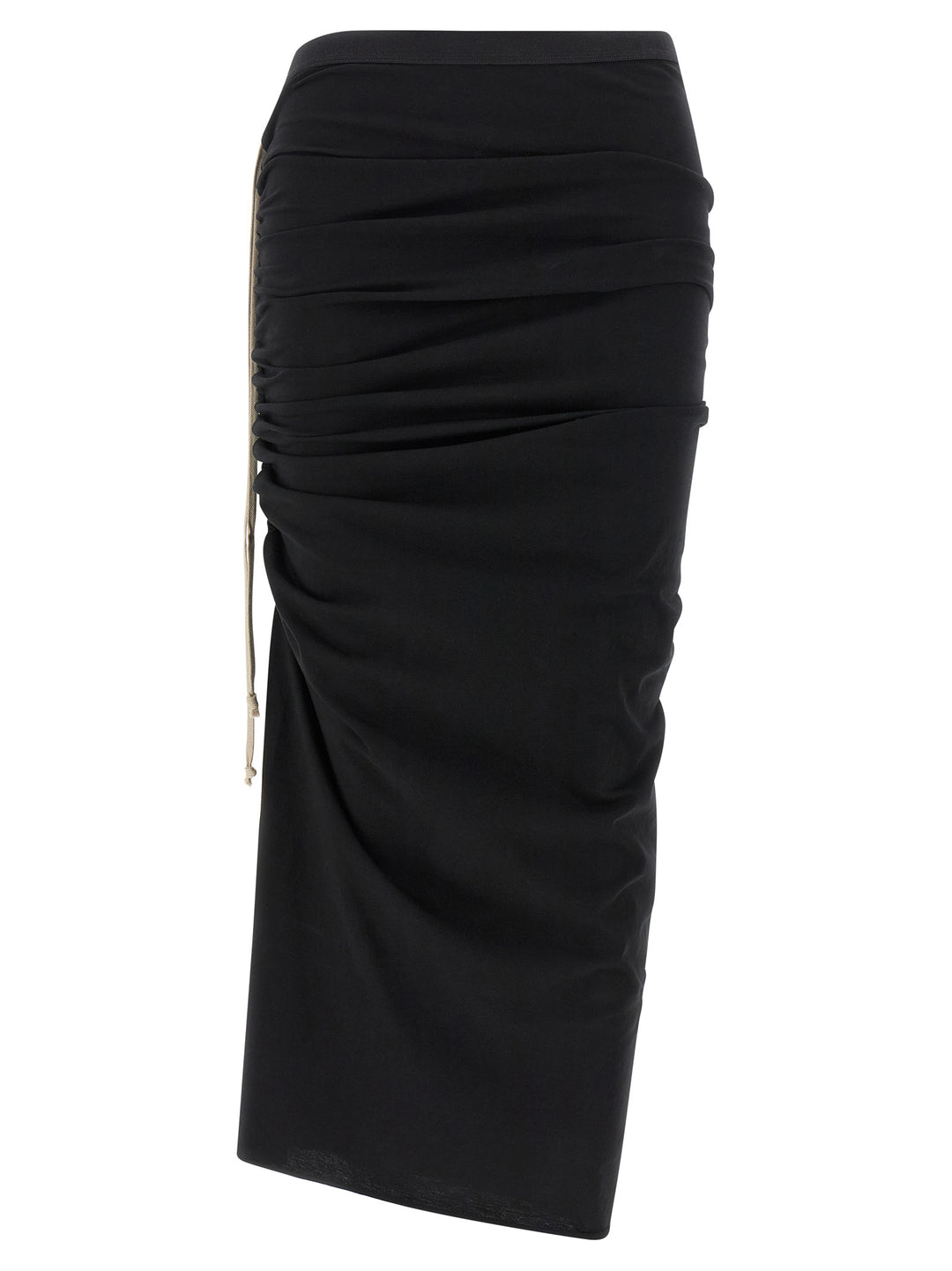 Rick Owens Edfu Knee Gonne - Nero | 0bb6f3b88b19ca8d27c0eda90cd9467d1dcd64f4