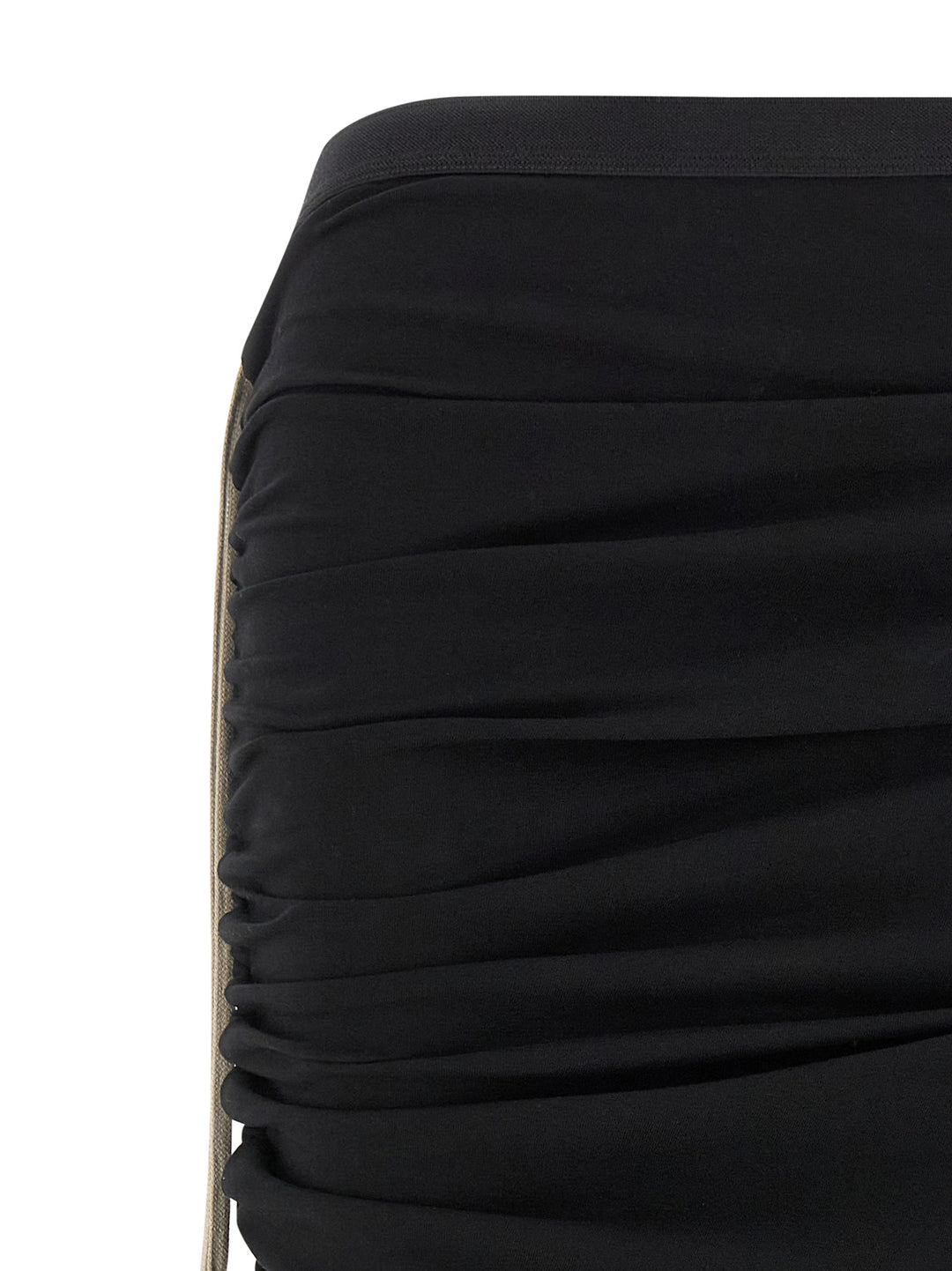 Rick Owens Edfu Knee Gonne - Nero | 033f5c448e52759672552d4a501471bbda0ac9f0