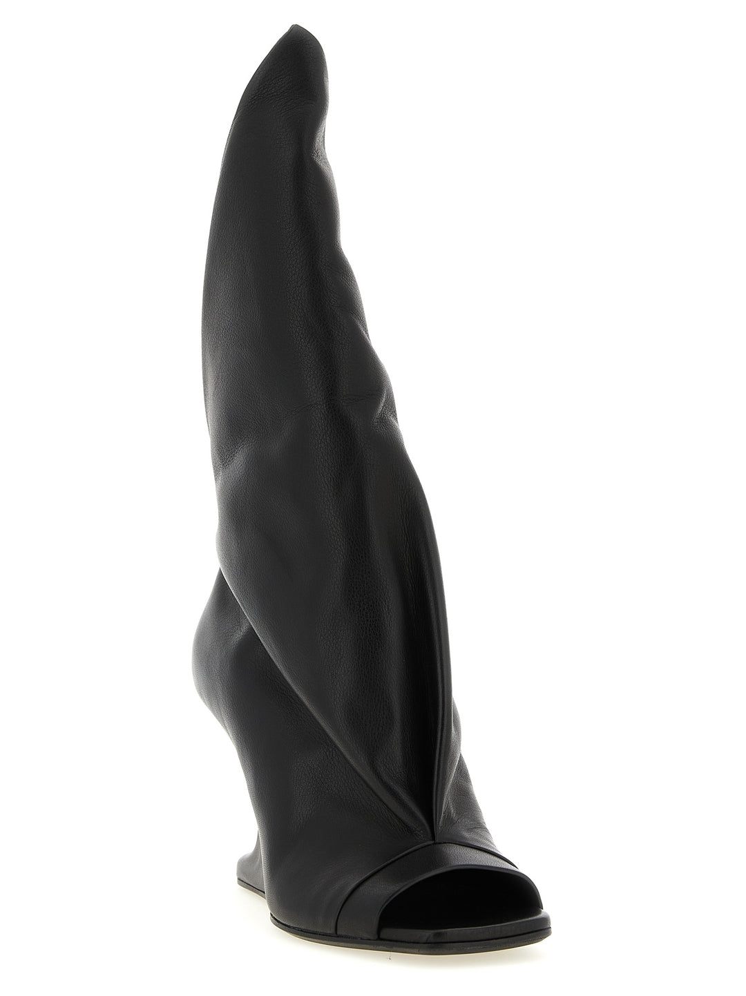Rick Owens Cantilever 8 Strutter Sandali - Nero | cc81fa61fb6c16df2f94187e0e5ecbc49f4484f0