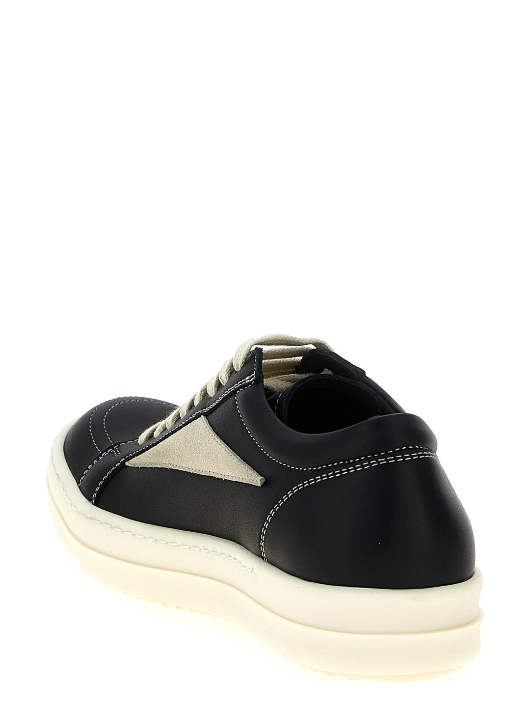 Rick Owens Vintage Sneaks Sneakers - Bianco/Nero | 65b68535c659f92caf9a0b564ab2714f31de9b47