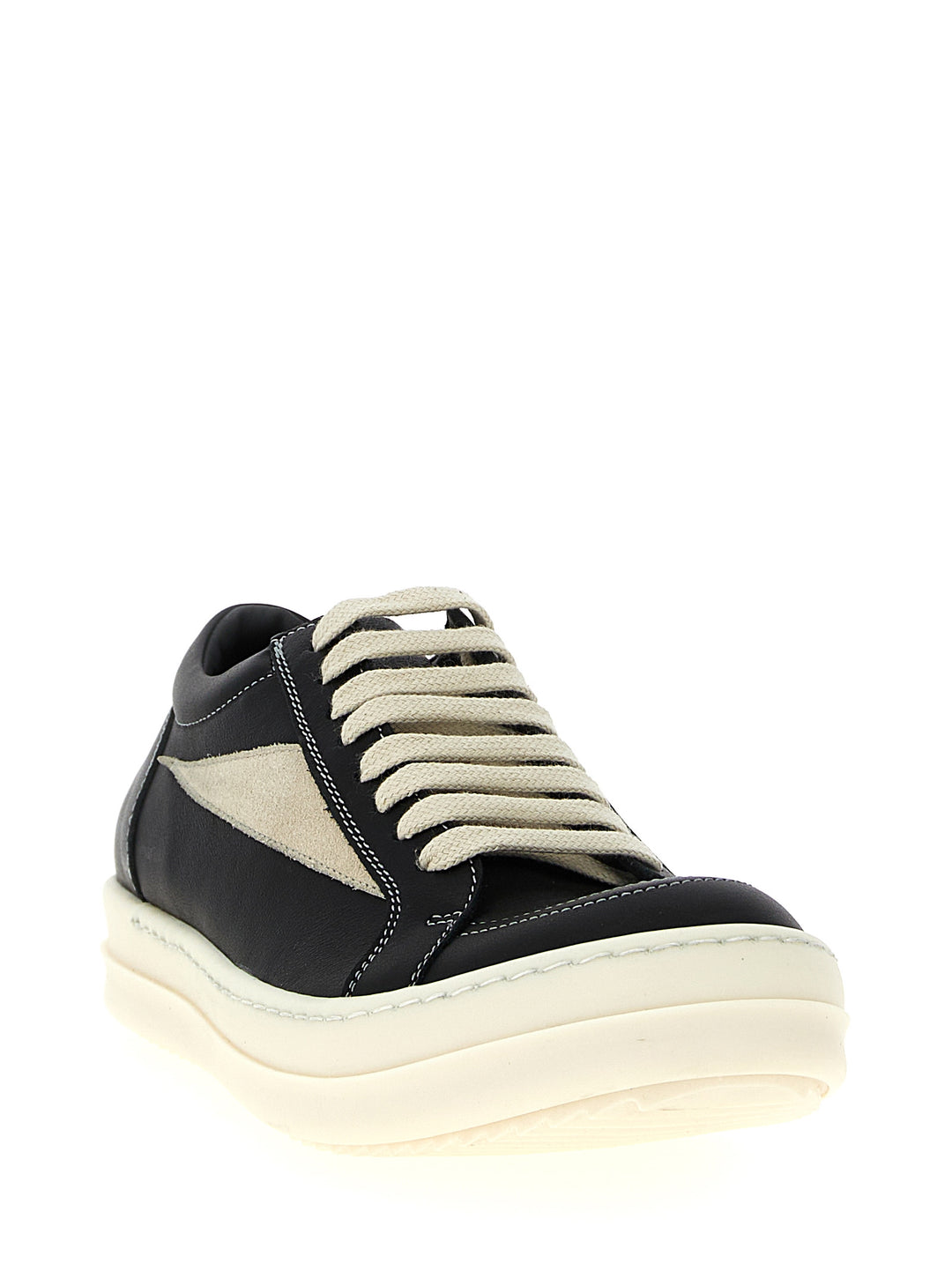 Rick Owens Vintage Sneaks Sneakers - Bianco/Nero | 7bf6875f510e0d11c9dda762e58ca82ce9067ba0