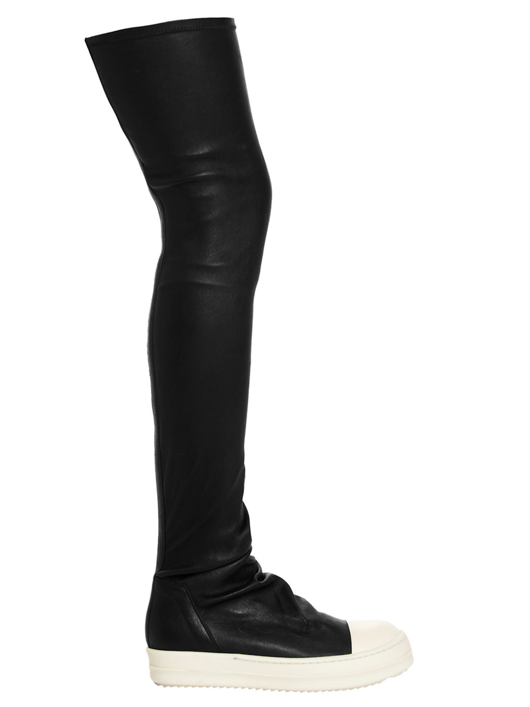 Rick Owens High Stocking Sneaks Stivali e Stivaletti - Bianco/Nero | 923cfbbe88110285b74cfbb91446b89f7a15b9fc