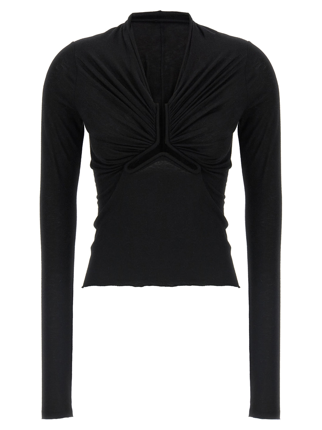 Rick Owens Allanah Ls T Maglioni - Nero | 8c67085e5eb2b0f201d2f3f8ce09c88d53c8ac58
