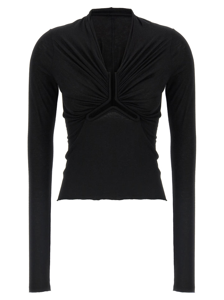 Rick Owens Allanah Ls T Maglioni - Nero | 8c67085e5eb2b0f201d2f3f8ce09c88d53c8ac58
