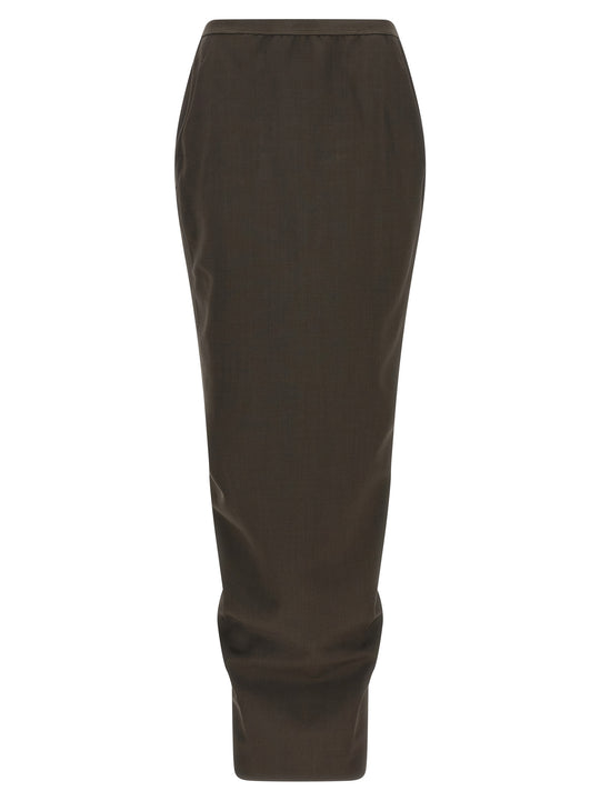 Soft Pillar Long Gonne Grigio