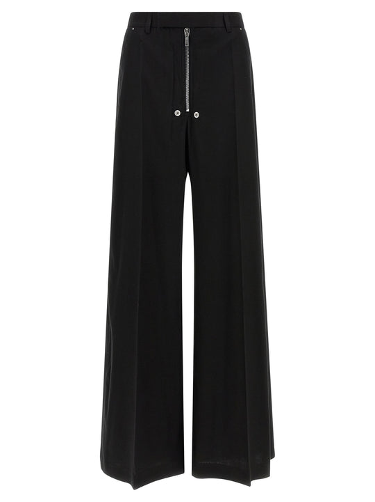 Tailored Wide Belas Pantaloni Nero