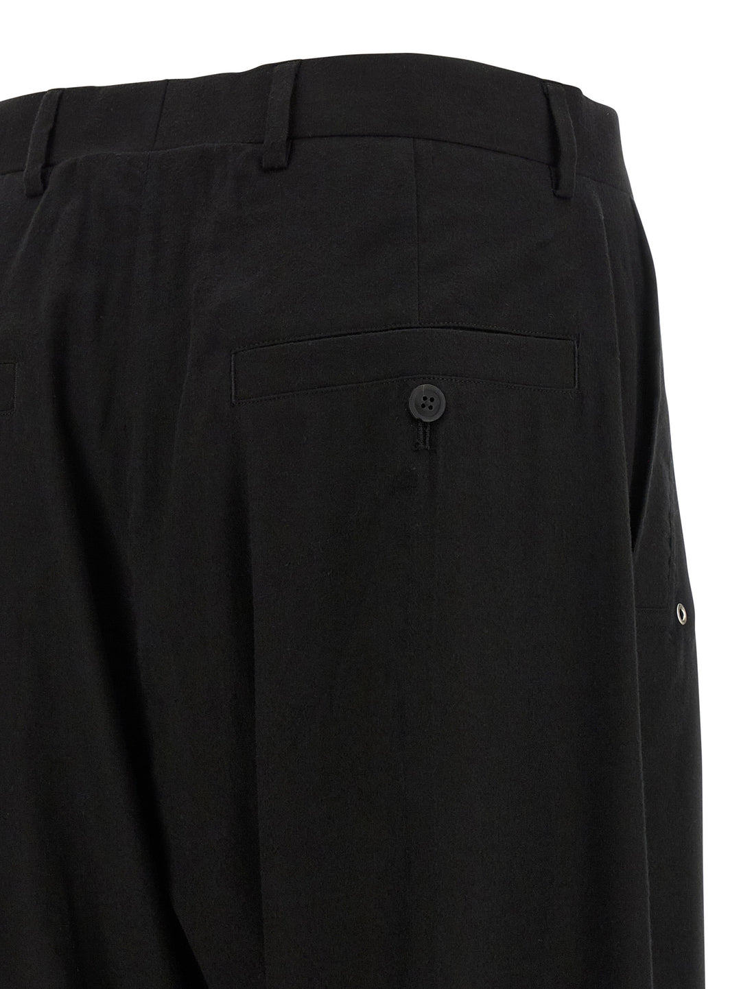 Rick Owens Tailored Wide Belas Pantaloni - Nero | 625e72d38dc4f4e214ae161b309037d8300a05bb