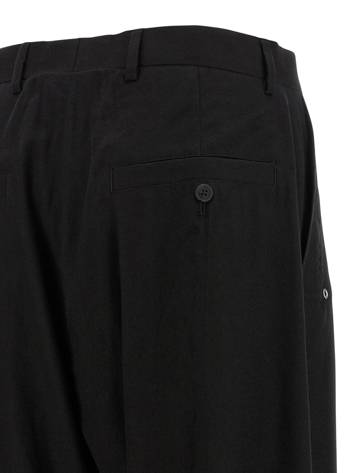 Rick Owens Tailored Wide Belas Pantaloni - Nero | 625e72d38dc4f4e214ae161b309037d8300a05bb