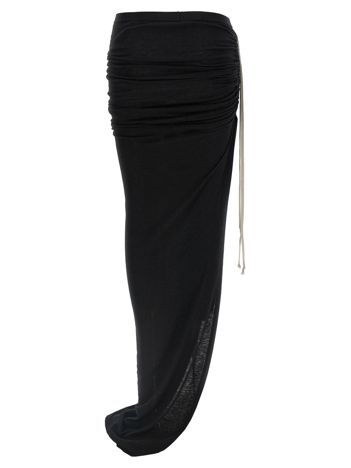 Rick Owens Edfu Gonne - Nero | 04417f40695a8f9cfaa0ed9f272848ede234dc28