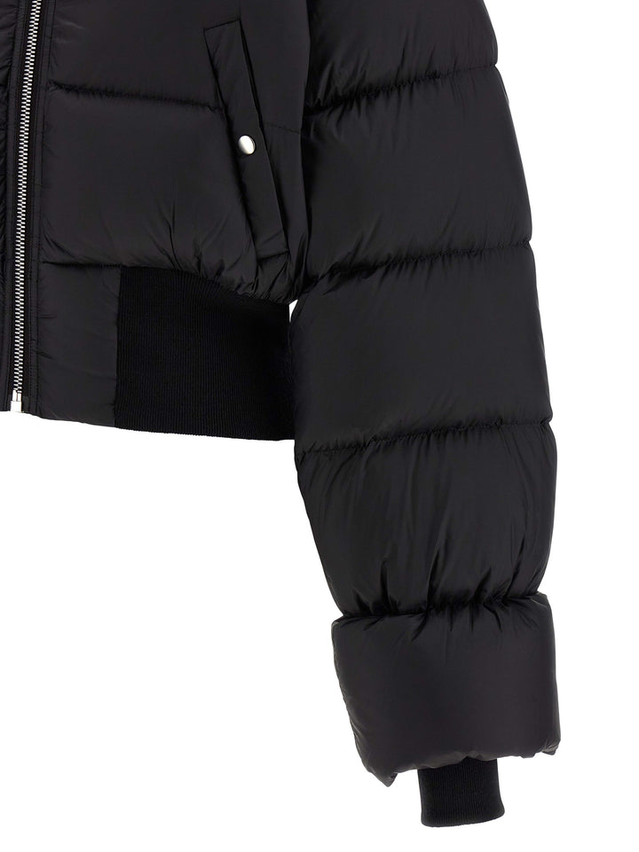Rick Owens Bomber Jacket Puffer Jackets - Nero | 3aa15f6c52f02eedb6862ddbc6ddf5330fe5bf26