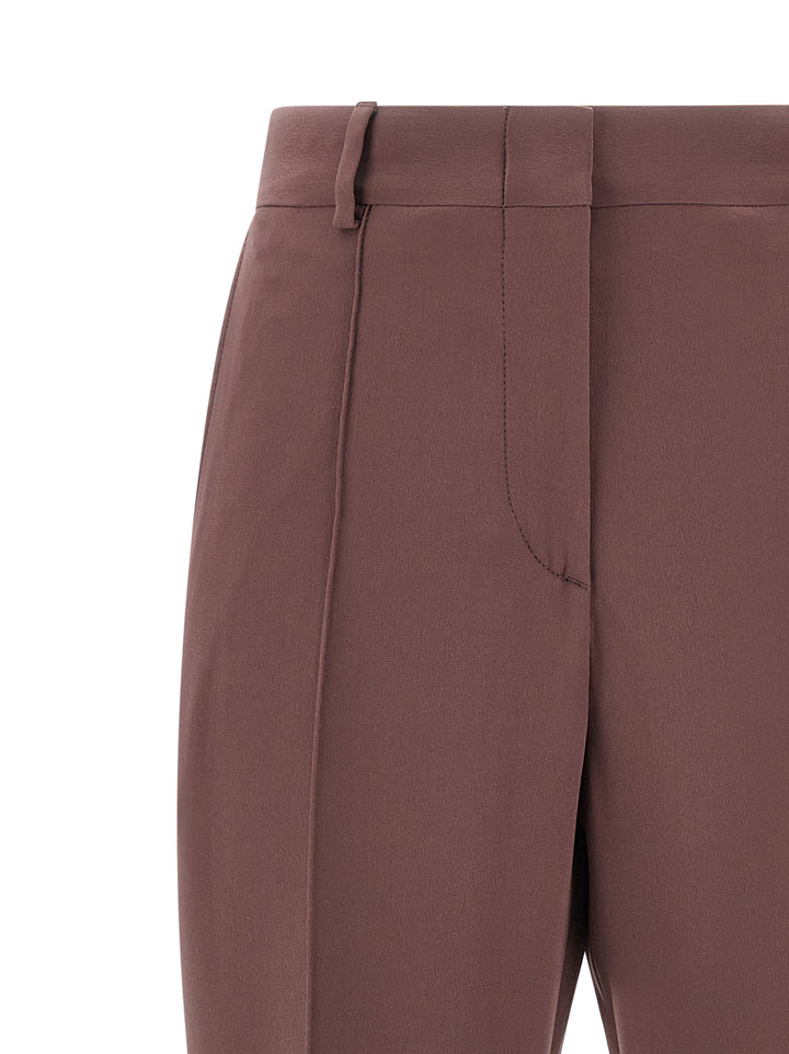 Brioni Silk Pantaloni - Rosa | 7f37bc126269b2e197232942d45697b39df2e320