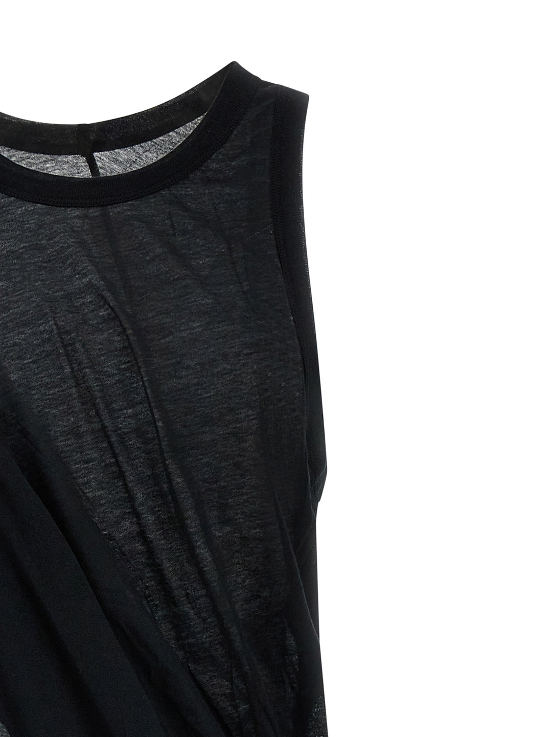 Rick Owens Anthem Tank Top - Nero | 0c825e7dac4eb04b7686b354337e3bf3c0e0a812