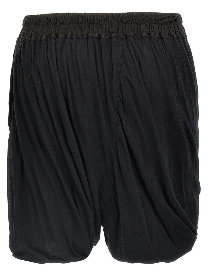Rick Owens Dbl Long Boxers Bermuda e Short - Nero | 7549c52b728a9e9d7744271d73f6f73238c629fc