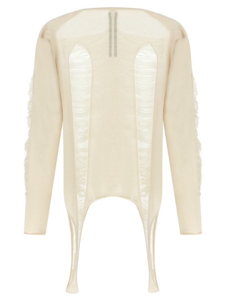 Rick Owens Ls Top Maglioni - Bianco | 39efac9e074bd8350786a54dc79e0b714eb812db