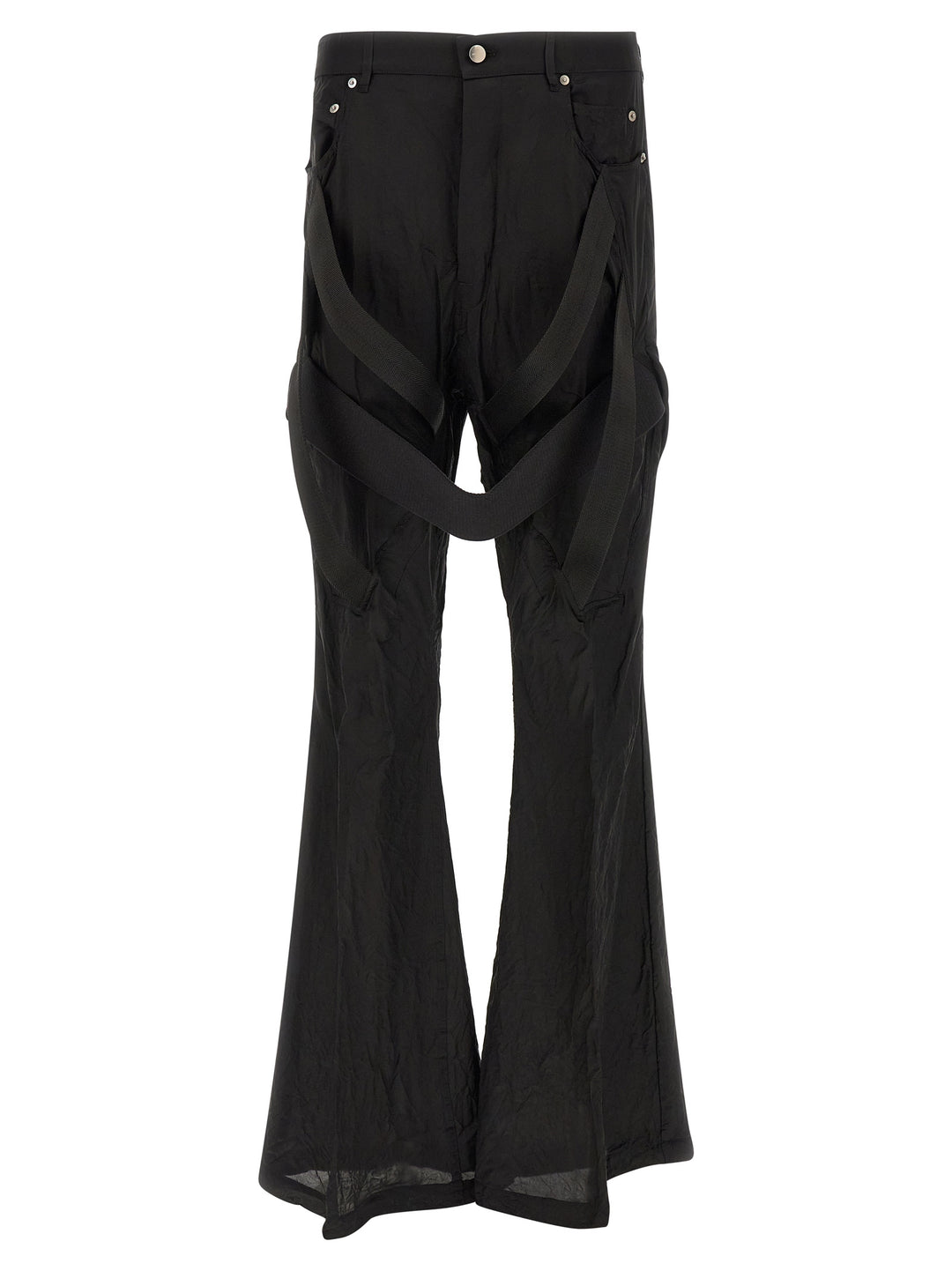 Rick Owens Megastrapped Bolans Pantaloni - Nero | be5002a87ee7835aa531c9ba488f9f3c20ee741c