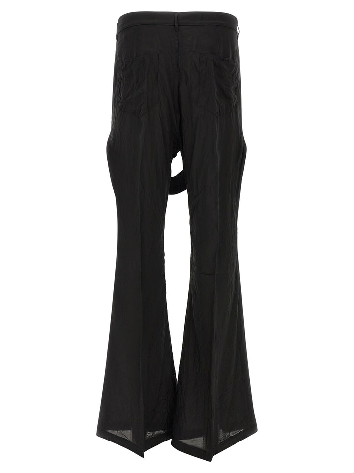 Rick Owens Megastrapped Bolans Pantaloni - Nero | 4d311e040e52e4dcd5601214219bf59f0fb1d4d4