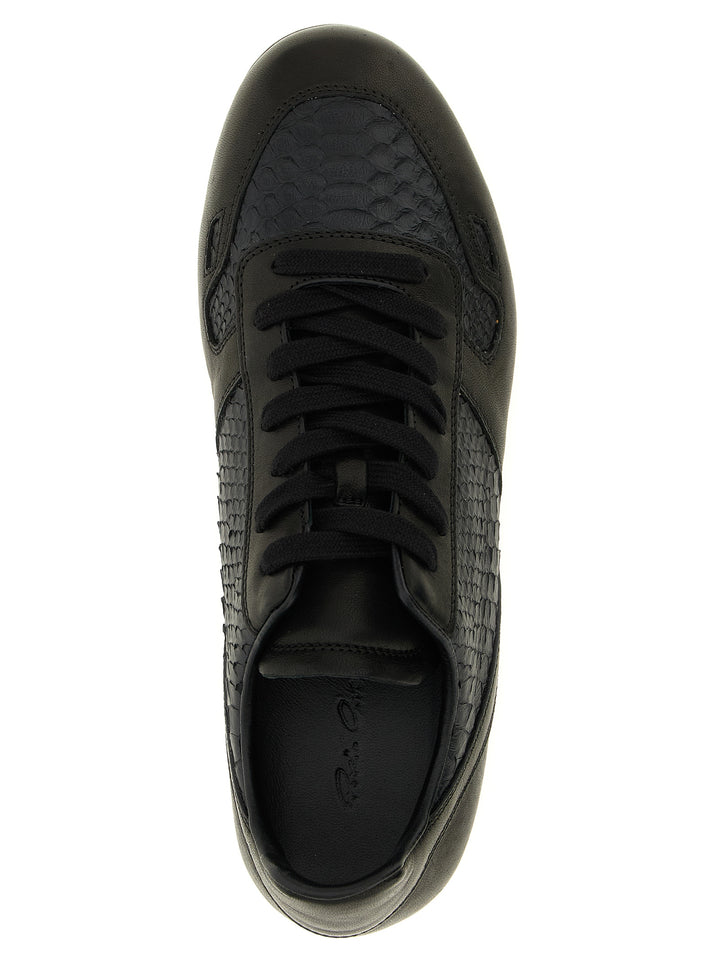 Rick Owens Minimal Sneaks Sneakers - Nero | 70eb7141f07695f6a605152b2cba2b65b5185e52