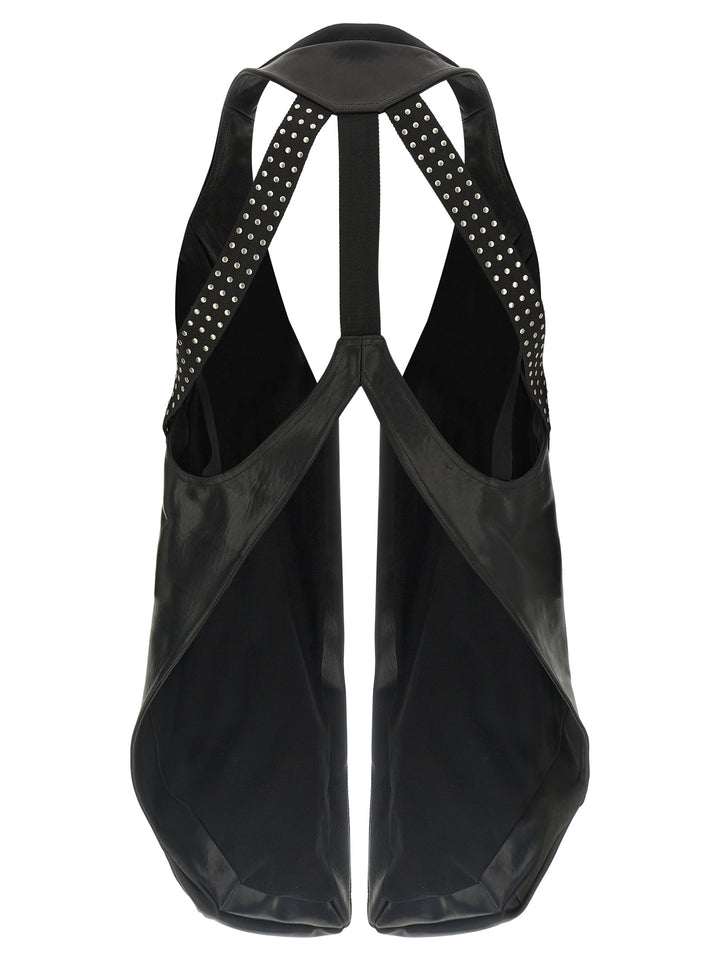 Rick Owens Temple Gilet - Nero | d5d6ed2aadbd471a4c713d61dab618dceeb3c560