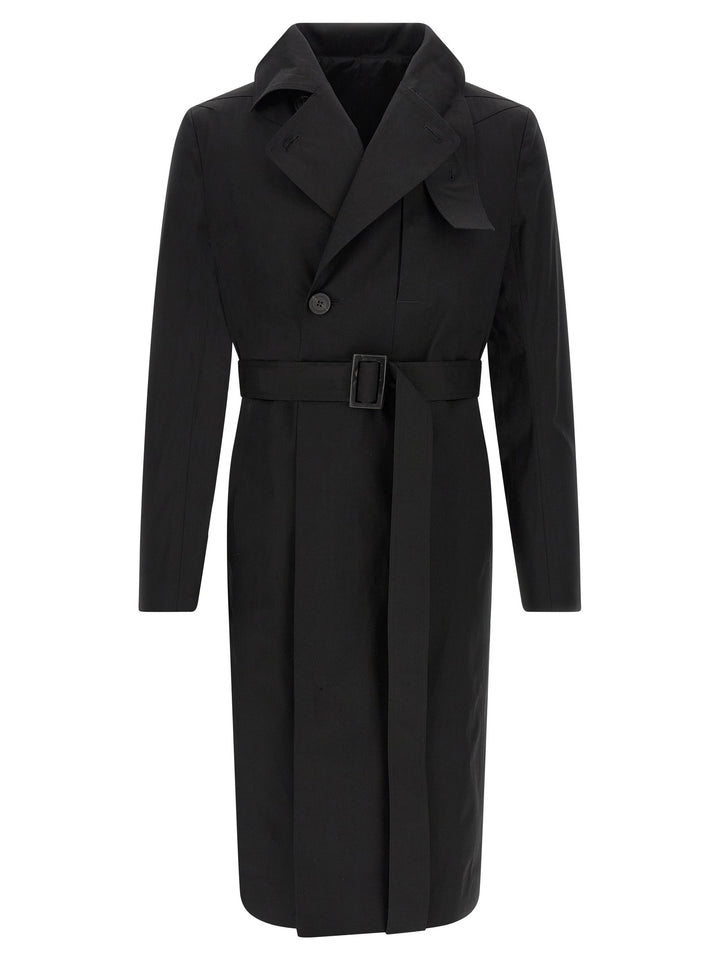Rick Owens Mastodon Trench e Impermeabili - Nero | ea43b1c16d52c333a0257c24775554678fedf27e