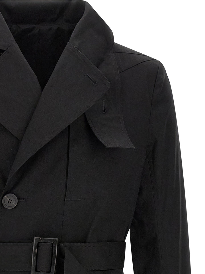 Rick Owens Mastodon Trench e Impermeabili - Nero | 108c0a9561920dde58b17d88967acddb6cf7049f