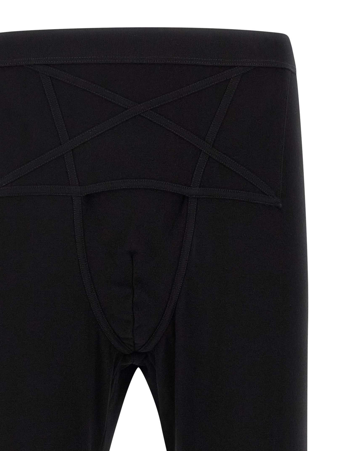 Rick Owens Thermal Bottom Leggings - Nero | 97df9e7d0f7d6dccd3ee62bebe39dd7a81639741
