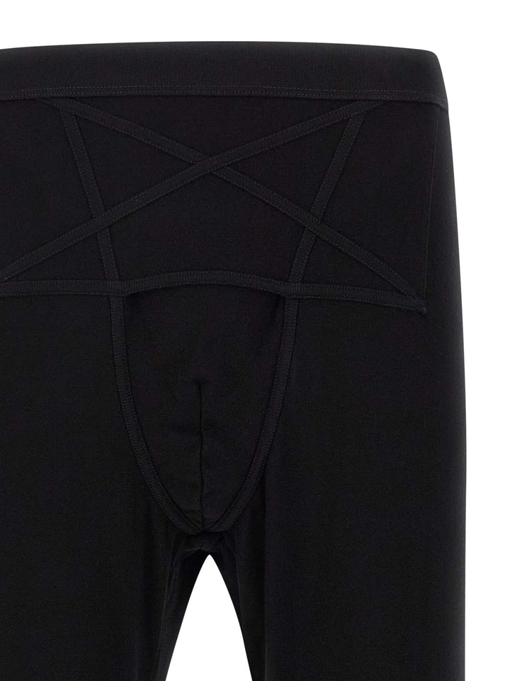 Rick Owens Thermal Bottom Leggings - Nero | 97df9e7d0f7d6dccd3ee62bebe39dd7a81639741