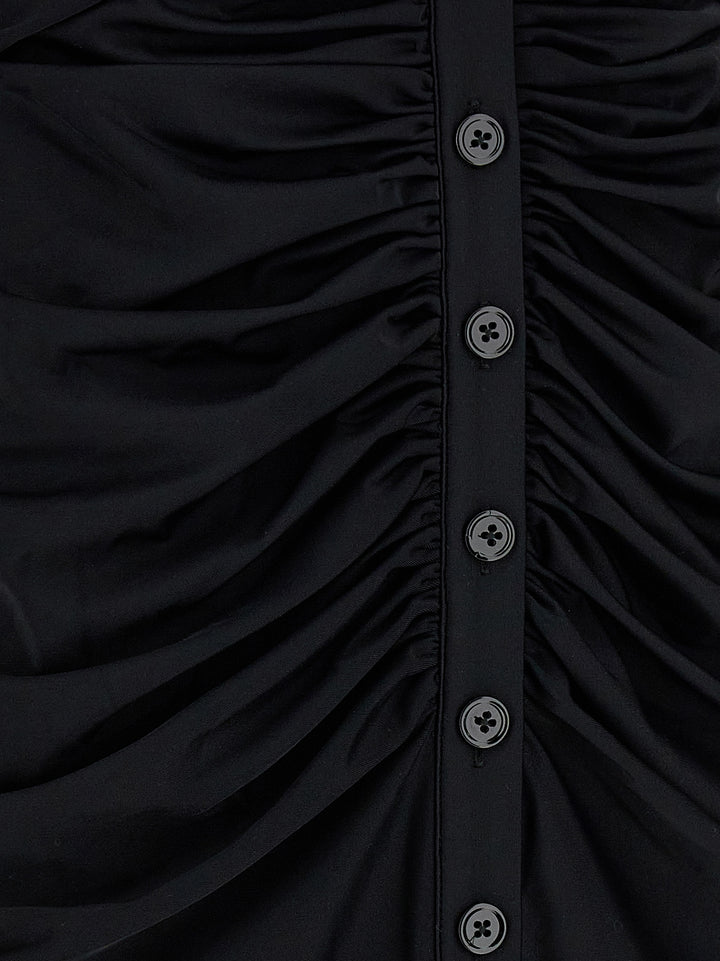 Self Portrait Black Jersey Cut Out Midi Abiti - Nero | 110d0840e468b47bdb2cdd9e809ae0d0e2309589