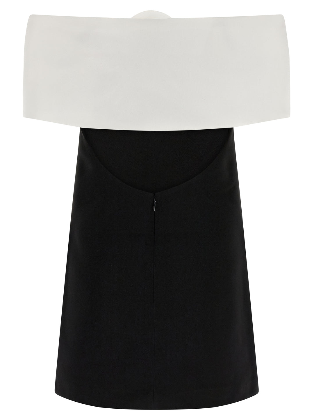 Self Portrait Black Crêpe Flower Mini Gonne - Bianco/Nero | 0b7c64284c2940489a08013046b85d365754d5dd