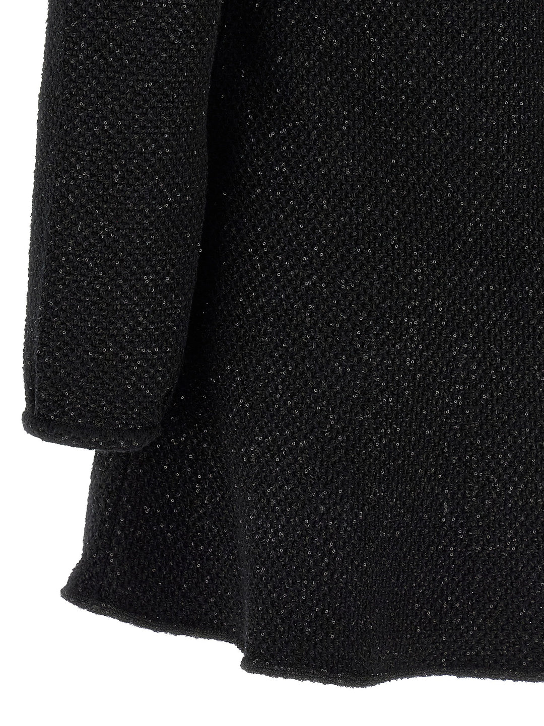 Self Portrait Black Sequin Knit Mini Abiti - Nero | ffbe40205f76b85d71b7da0ba2e8ffda95e21882
