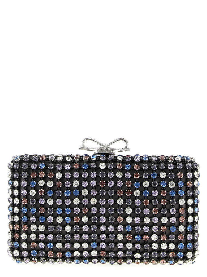 Self Portrait Multi Crystal Chainmail Clutch - Multicolor | 7f7fd00992fce01fe6530260c66f8bbd630ce5b5