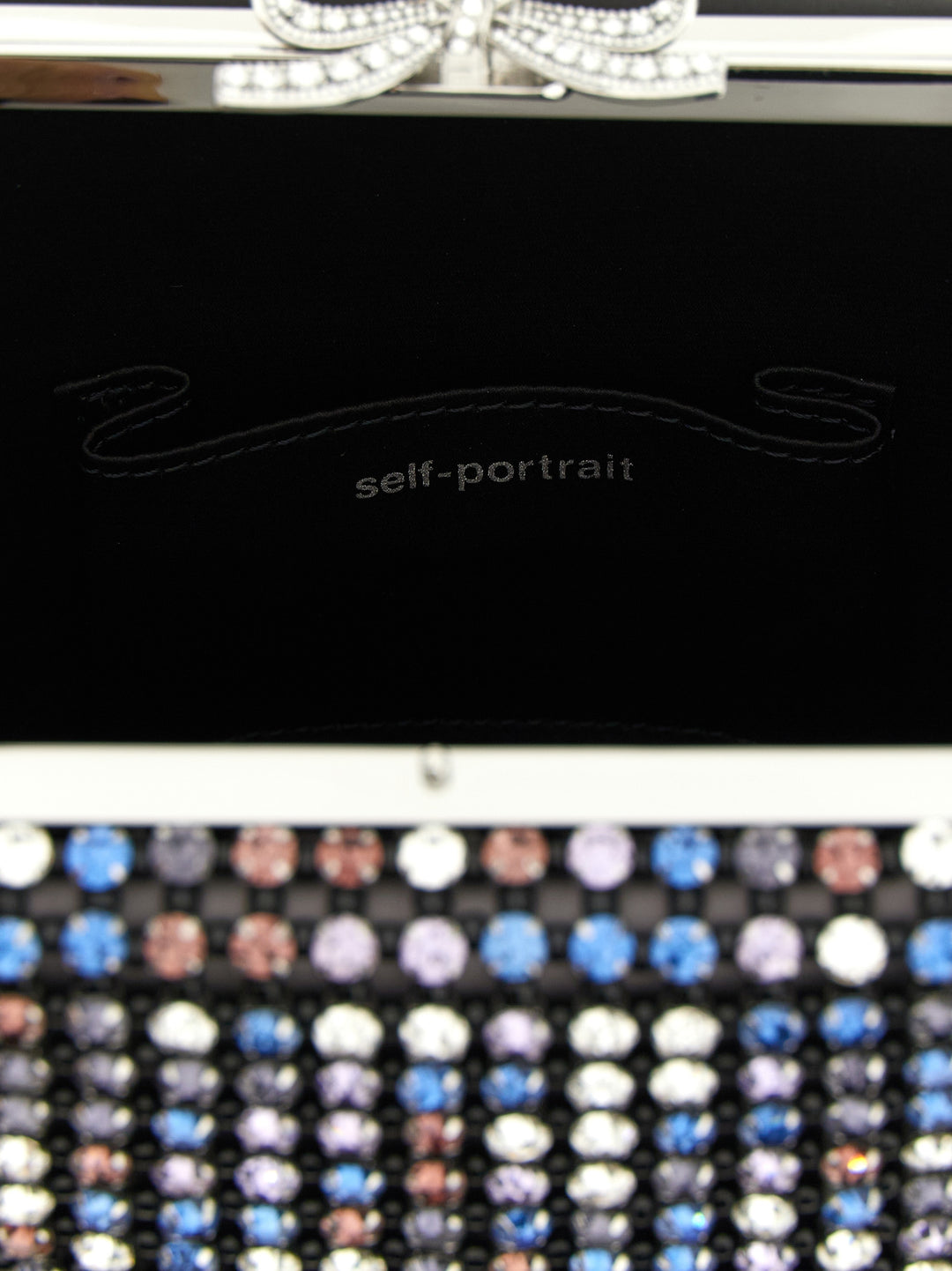 Self Portrait Multi Crystal Chainmail Borse a Mano - Multicolor | b9fffd264d4bd50bcb77a028851f75092bdc6b63