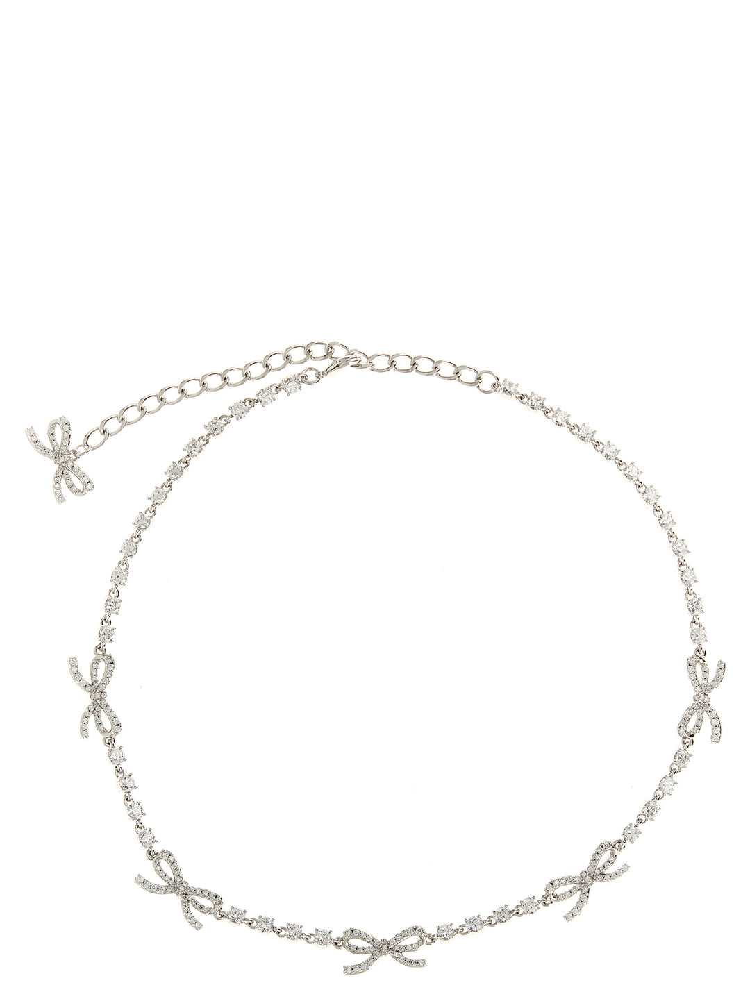 Self Portrait Crystal Bow Gioielli - Silver | 99bc8eb9d6a513010c9991990be33736ec8ae394