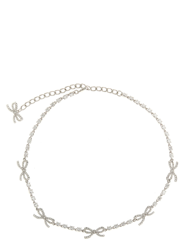 Self Portrait Crystal Bow Gioielli - Silver | 99bc8eb9d6a513010c9991990be33736ec8ae394