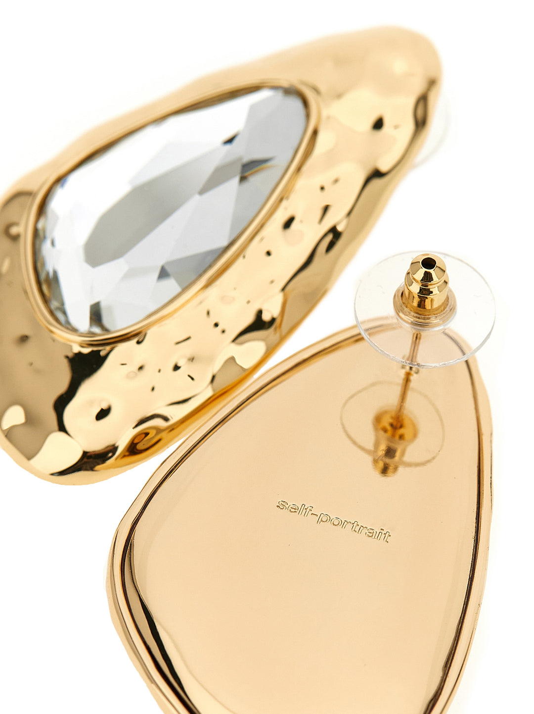 Self Portrait Hammered Gold Crystal Gioielli - Oro | c51a87066f55c5c428dc47c7913d020becaeed9a